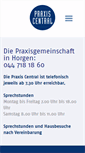Mobile Screenshot of praxis-central.ch